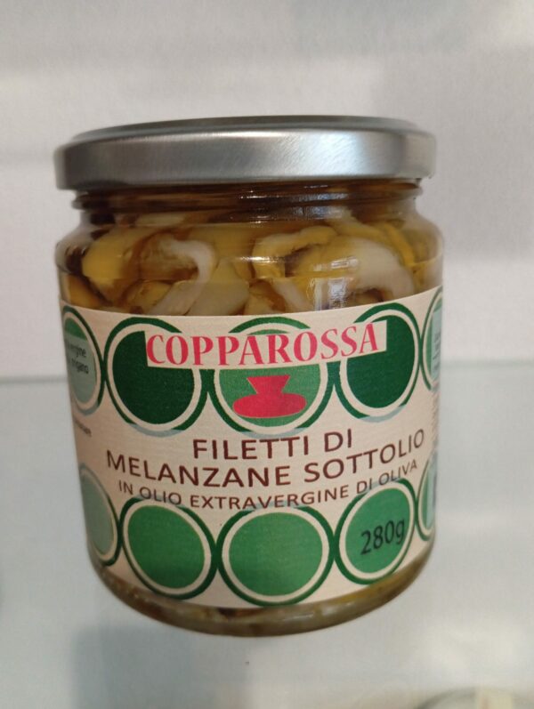Melanzane a Filetti in Olio d'Oliva