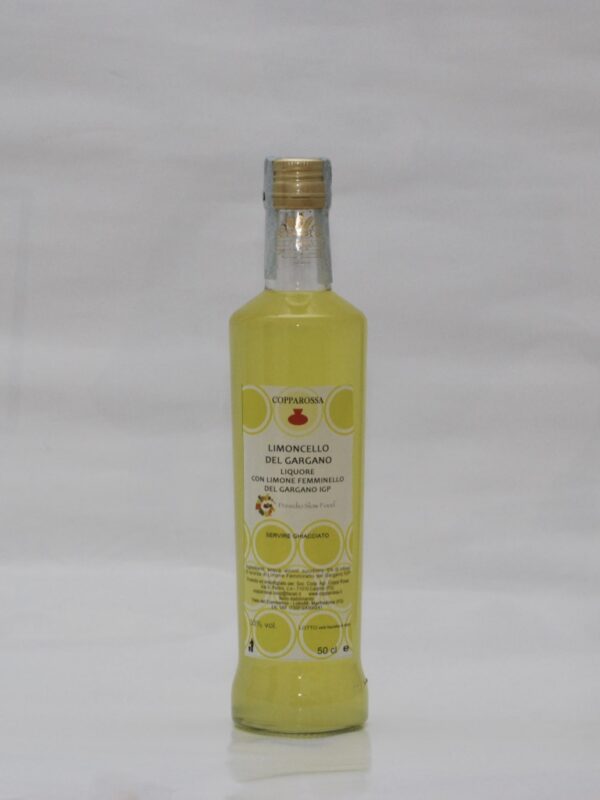 LIMOCELLO 50cl liquore con Limone Femminello del Gargano IGP- vol.30%