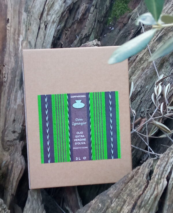 Olio Extravergine di oliva bio "Don Ignazio" bag in box da 3L - immagine 2